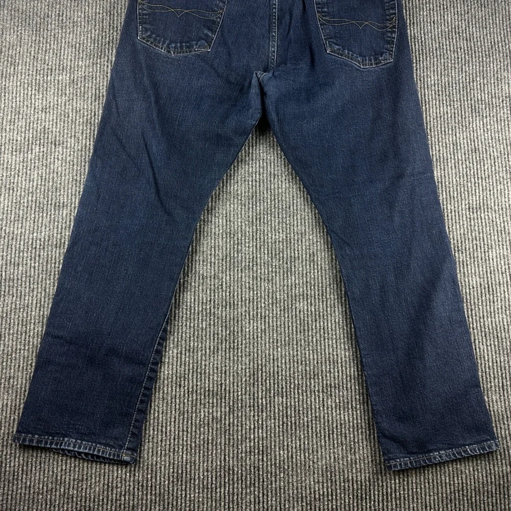 Polo Ralph Lauren Varick Slim Straight Jeans Mens 38x30 Dark Wash Blue Denim